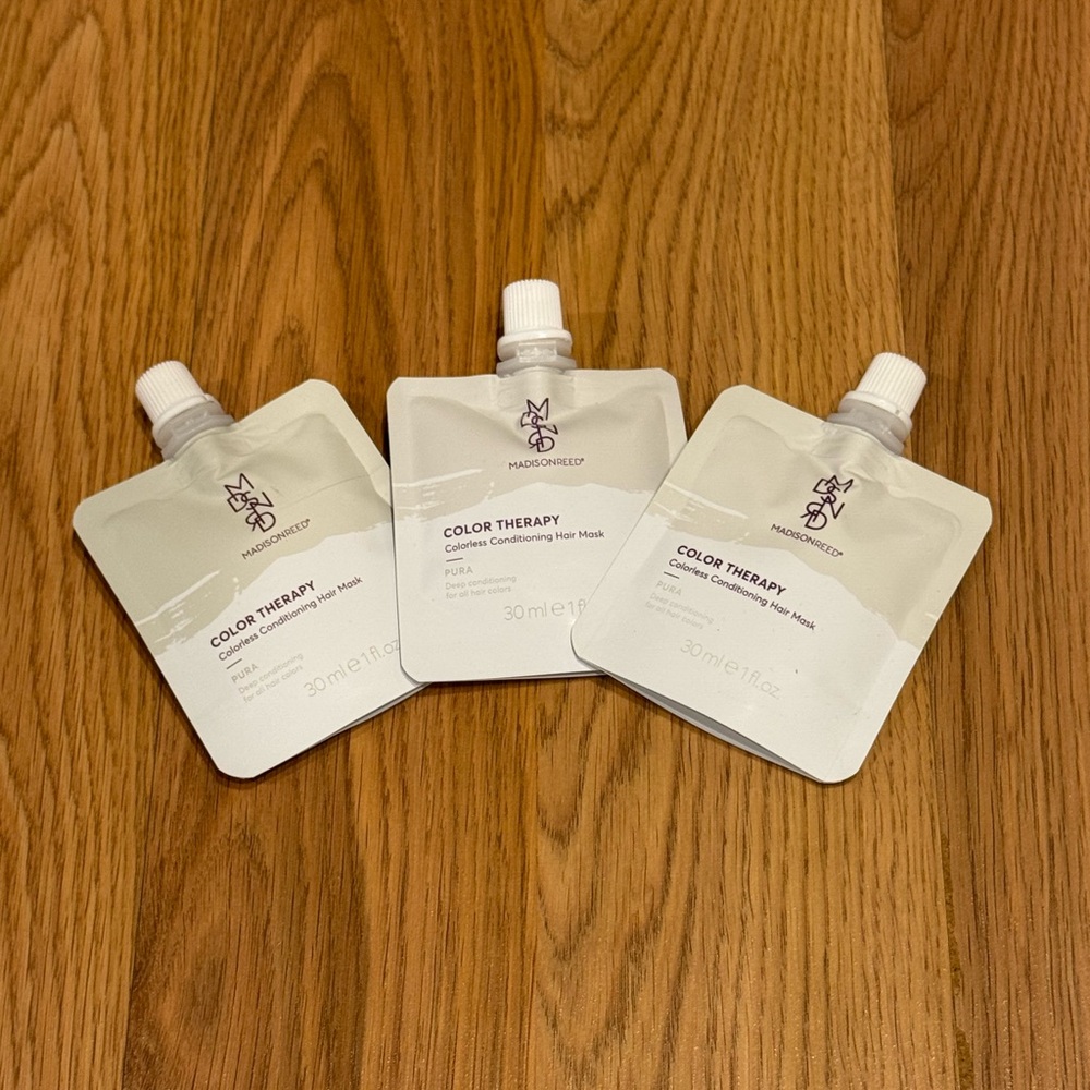 5 for $25 item 🌺 Mini Madison Reed Color Therapy Conditioning Hair Mask Pura x3